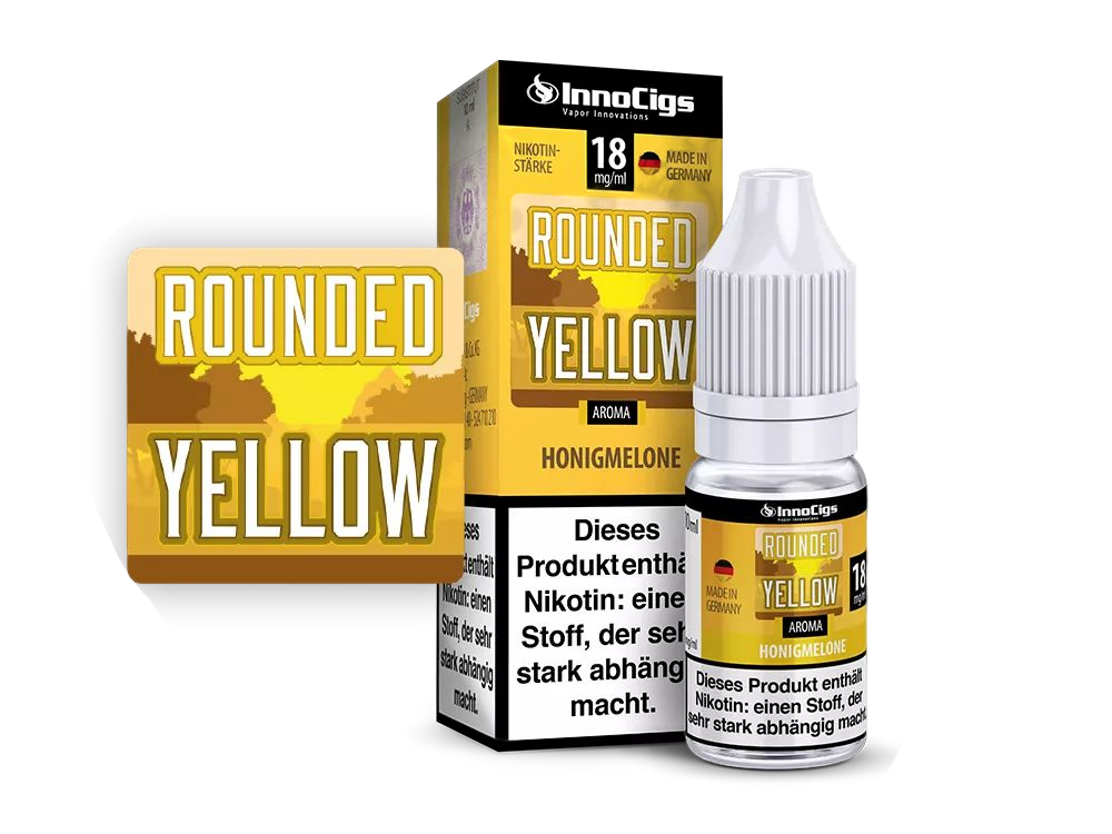 InnoCigs - Rounded Yellow Honigmelone 0 mg/ml